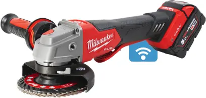 Aku úhlová bruska 125 mm Milwaukee M18 ONEFSAG125XPDB-502X s kolébkovým spínačem, 2x Aku (18 V, 5,0 Ah), 4933478435 (MI4933478435)